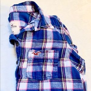 Hollister Plaid Shirt Button Up